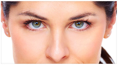 Foto von den Augen einer Frau